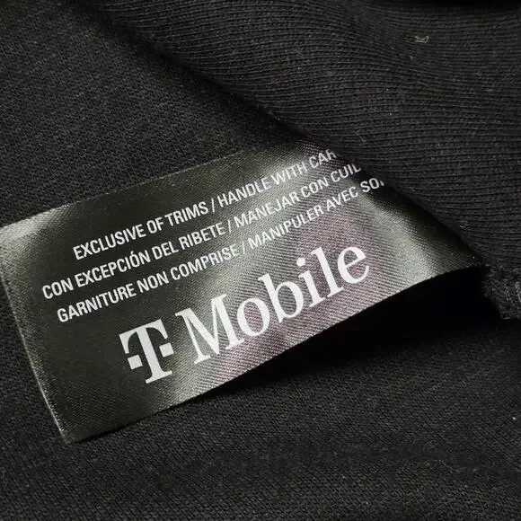 T-Mobile Jacket Men’s M Black Logo Full Zip Employee Tech - Picture 7 of 8